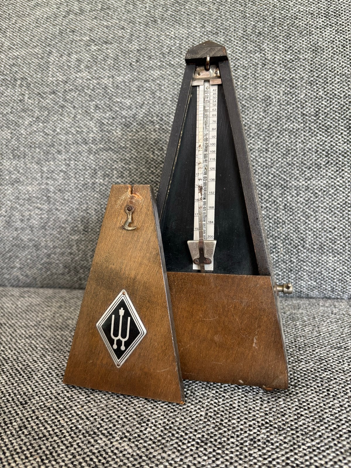 Vintage Metronoom - Werkt nog, met gebruikssporen, Ophalen of Verzenden, Gebruikt