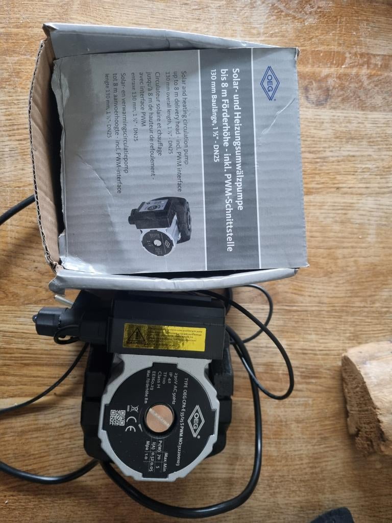 OEG Solar- en Verwarming Circulatiepomp, Doe-het-zelf en Verbouw, Ophalen of Verzenden