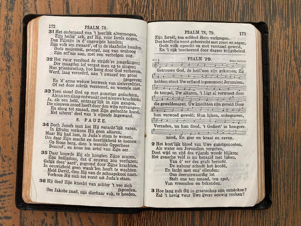 TE KOOP! Klein psalmenboekje uit 1954!, Ophalen of Verzenden
