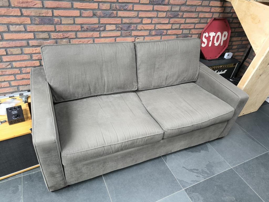 Bank, Huis en Inrichting, Banken | Bankstellen, Ophalen, Gebruikt, 150 tot 200 cm, Tweepersoons