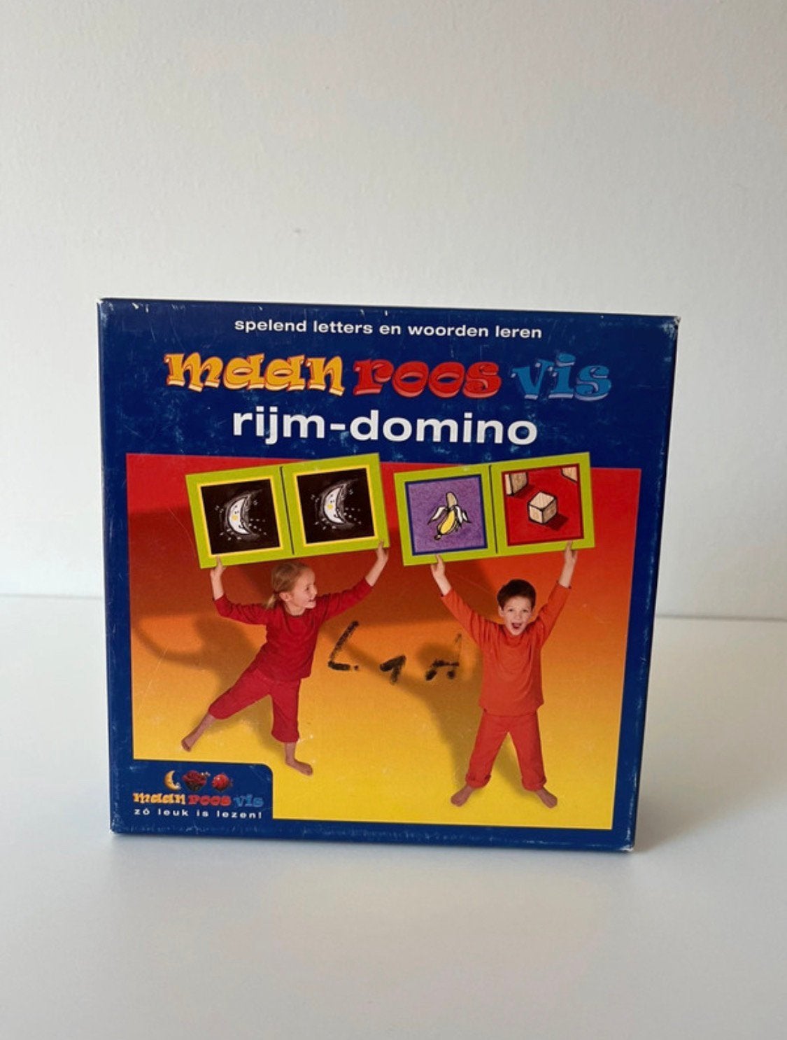Maan Roos Vis Rijm-Domino, Ophalen, Zo goed als nieuw