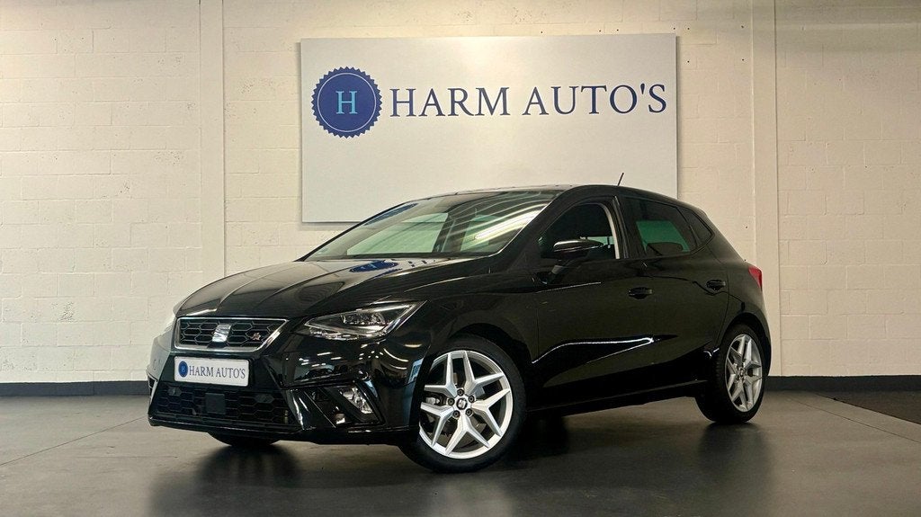 SEAT Ibiza 1.0 TSI FR 116pk Navi / CAM / Alcantara / Cruise, Auto's, Seat, Voorwielaandrijving, Gebruikt, Zwart, 1028 kg