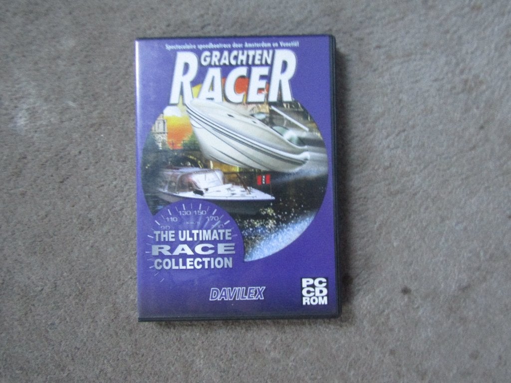 CD-rom: Grachtenracer van Davilex, Spelcomputers en Games, Gebruikt, 1 speler, Racen en Vliegen, Ophalen of Verzenden