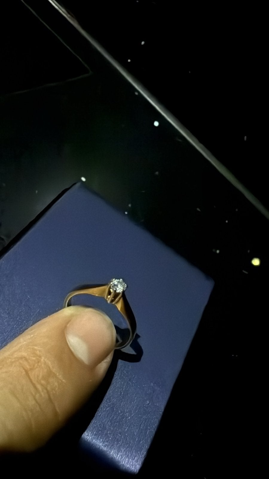 18k Gouden Ring met 0.25ct VVS1 G Diamant - Ringmaat 17, Gebruikt, Ophalen of Verzenden, 17 tot 18, Met edelsteen