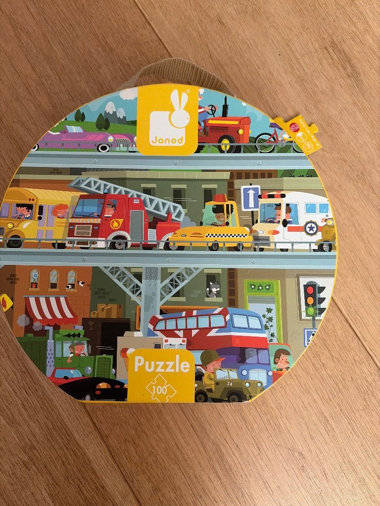Janod puzzel, Ophalen of Verzenden, Meer dan 50 stukjes, Zo goed als nieuw