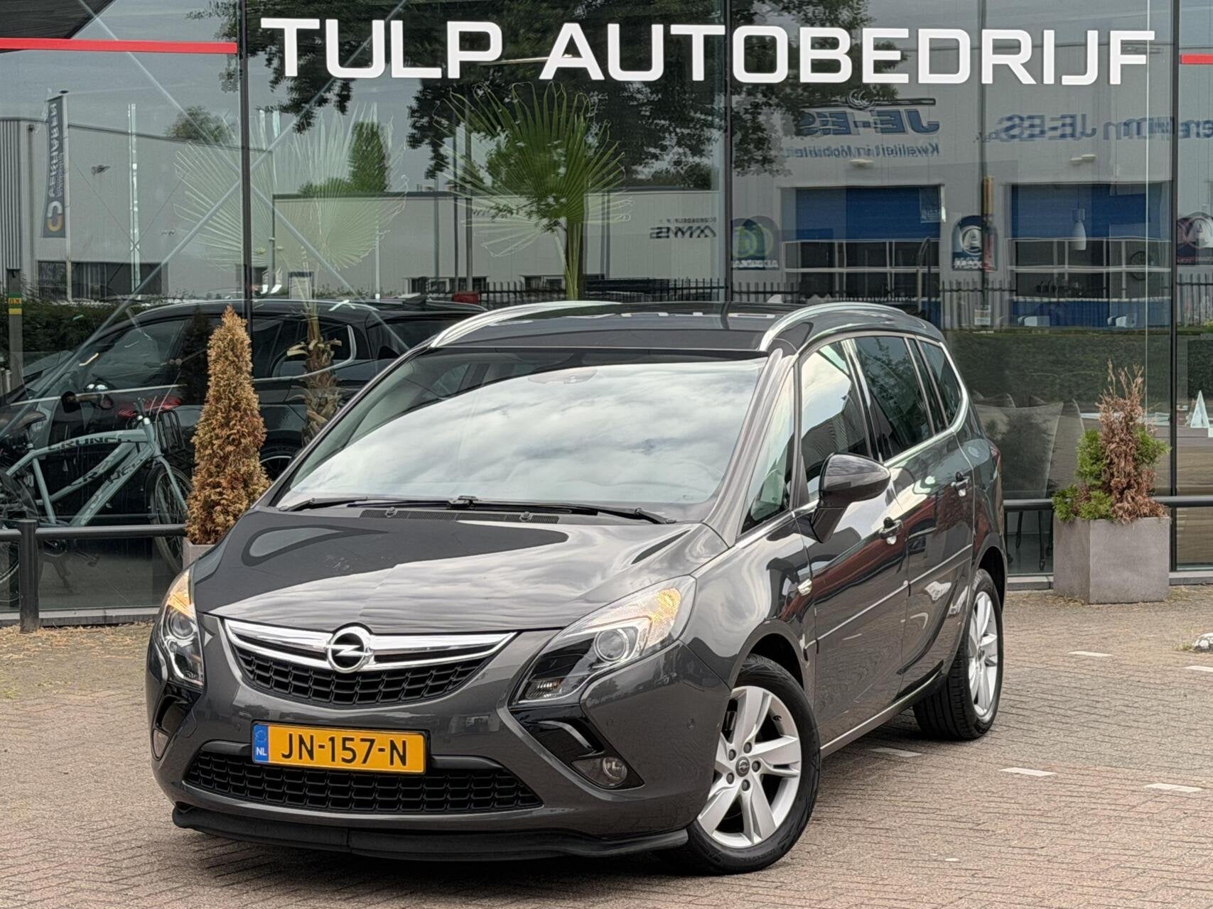 Opel Zafira Tourer 1.6 Blitz 2016 Leder Navi 1e eigenaar, Auto's, Voorwielaandrijving, Dealer onderhouden, Gebruikt, 4 cilinders