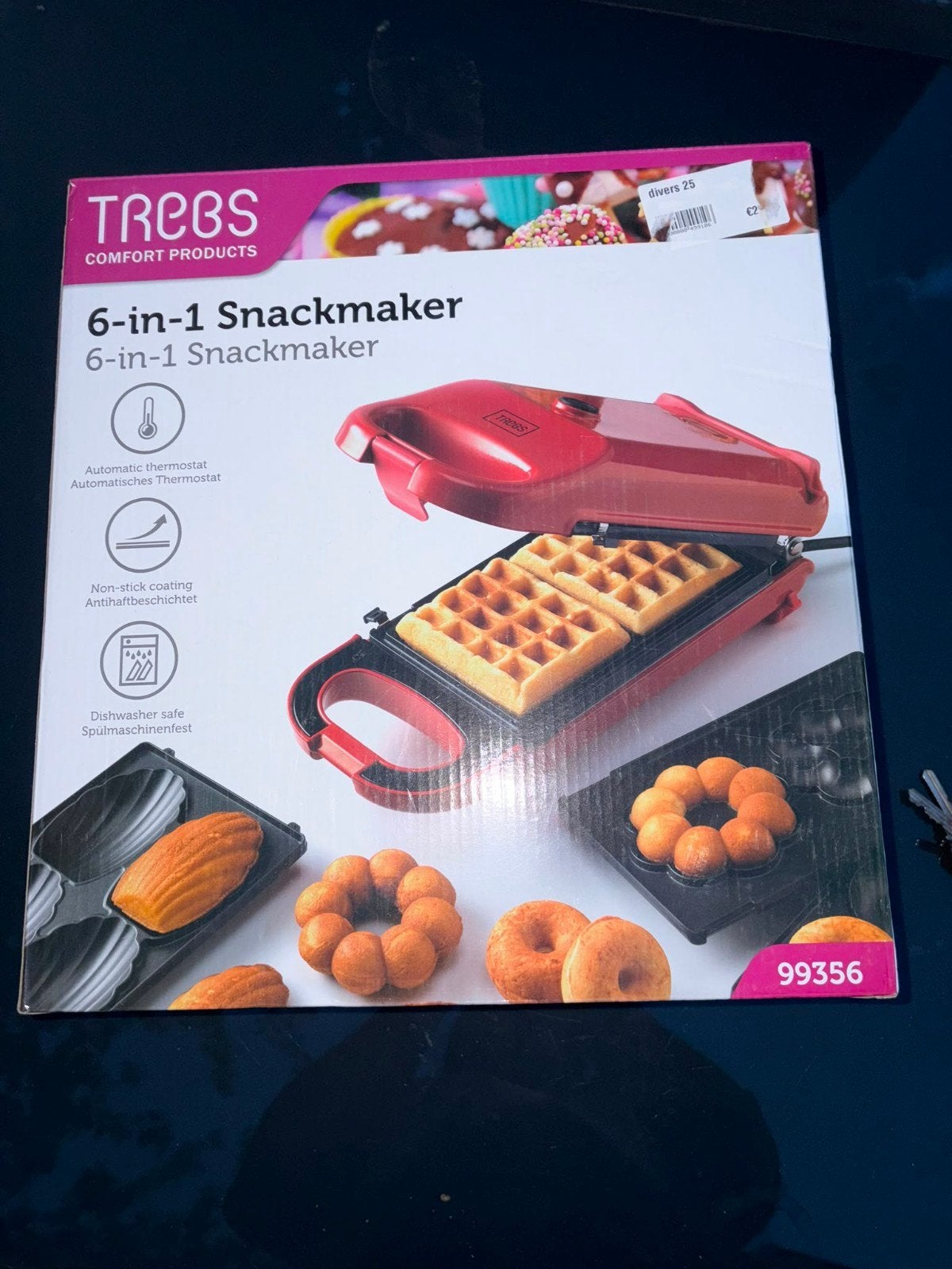 te koop snackmaker, Ophalen of Verzenden, Nieuw