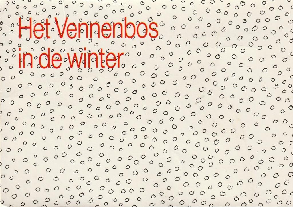Ansichtkaart Vennenbos in de winter, zicht op zwemparadijs, Ophalen of Verzenden, 1980 tot heden, Gelopen, Noord-Brabant