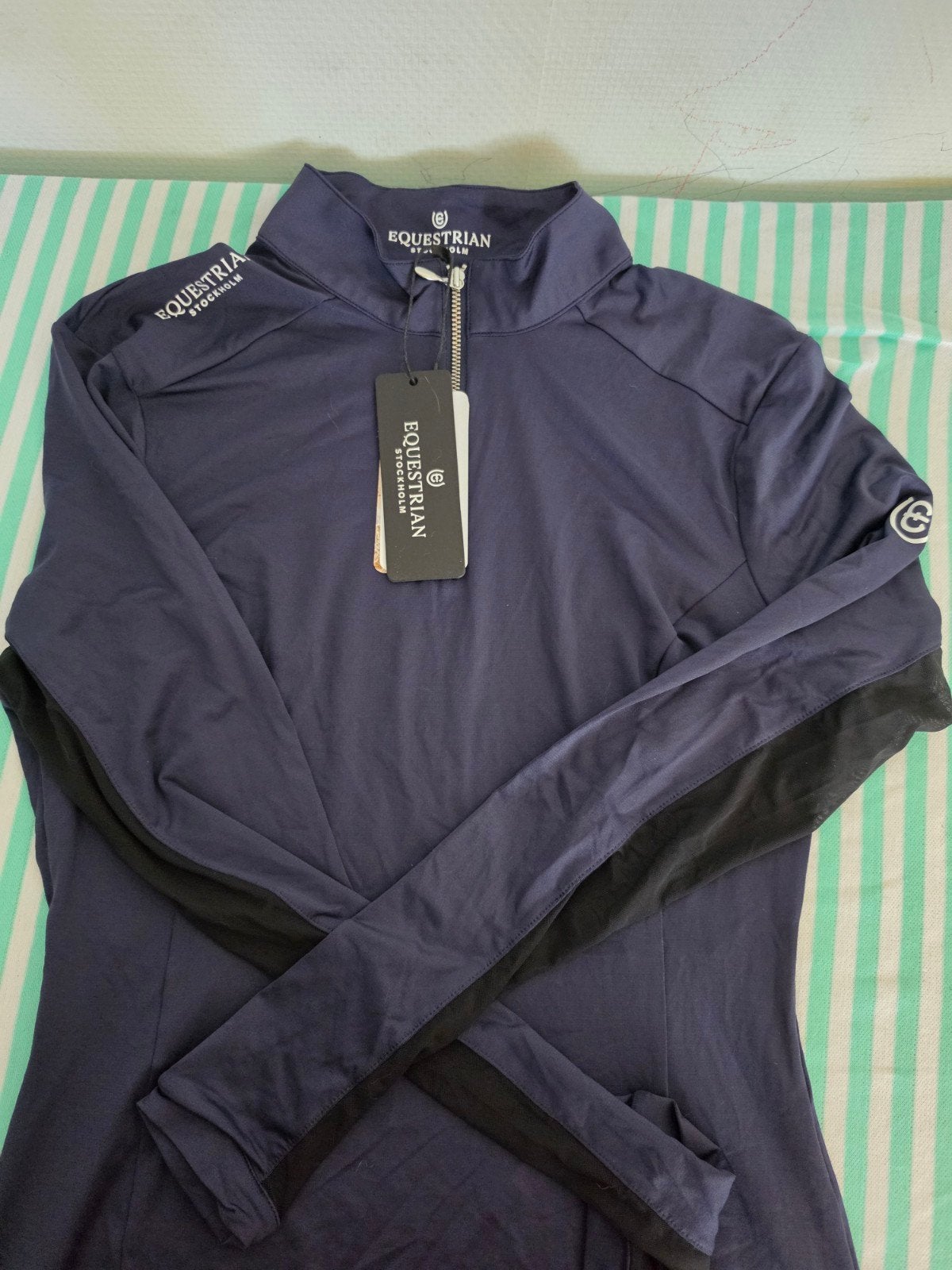 Diverse maten Equestrian Stockholm airbreeze sunshirt midnig, Ophalen of Verzenden, Nieuw, Dressuur, Bovenkleding