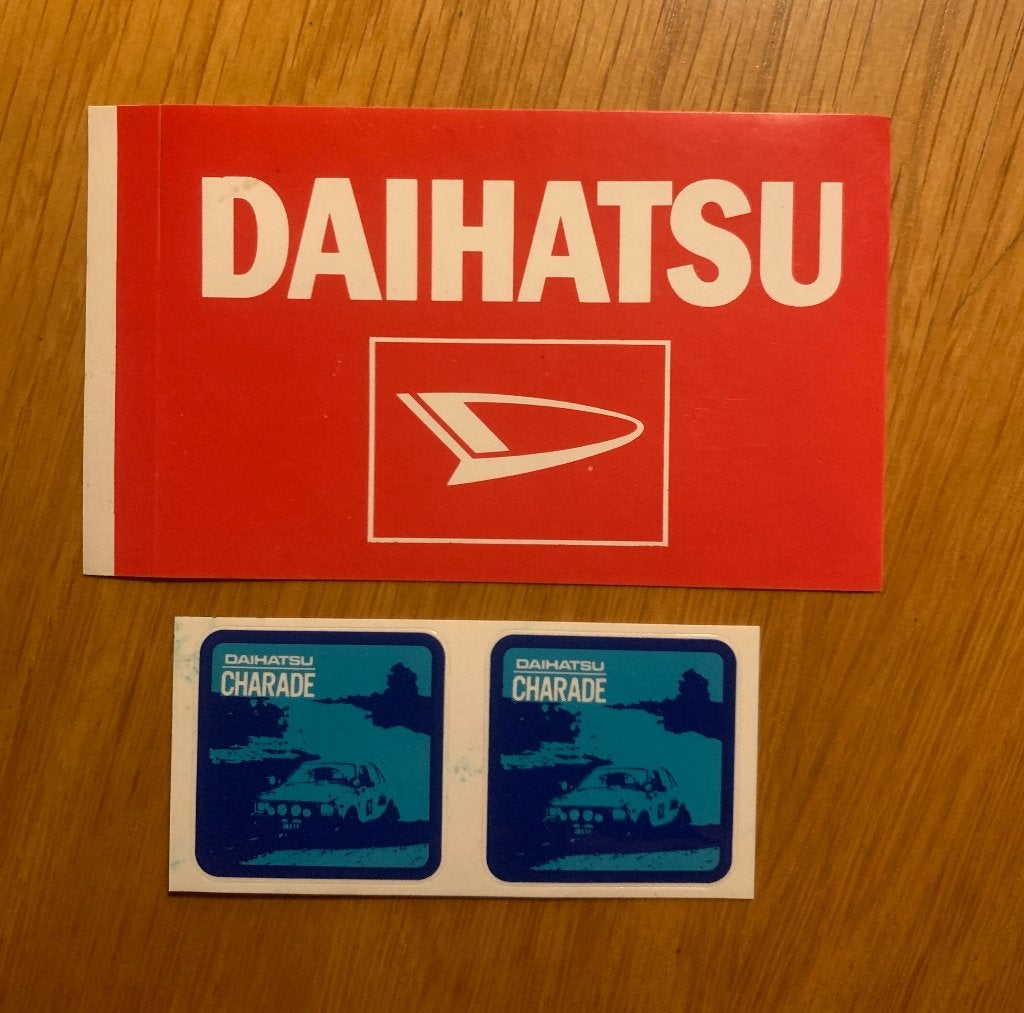 Daihatsu Stickers - Vintage!, Ophalen of Verzenden, Zo goed als nieuw, Auto's