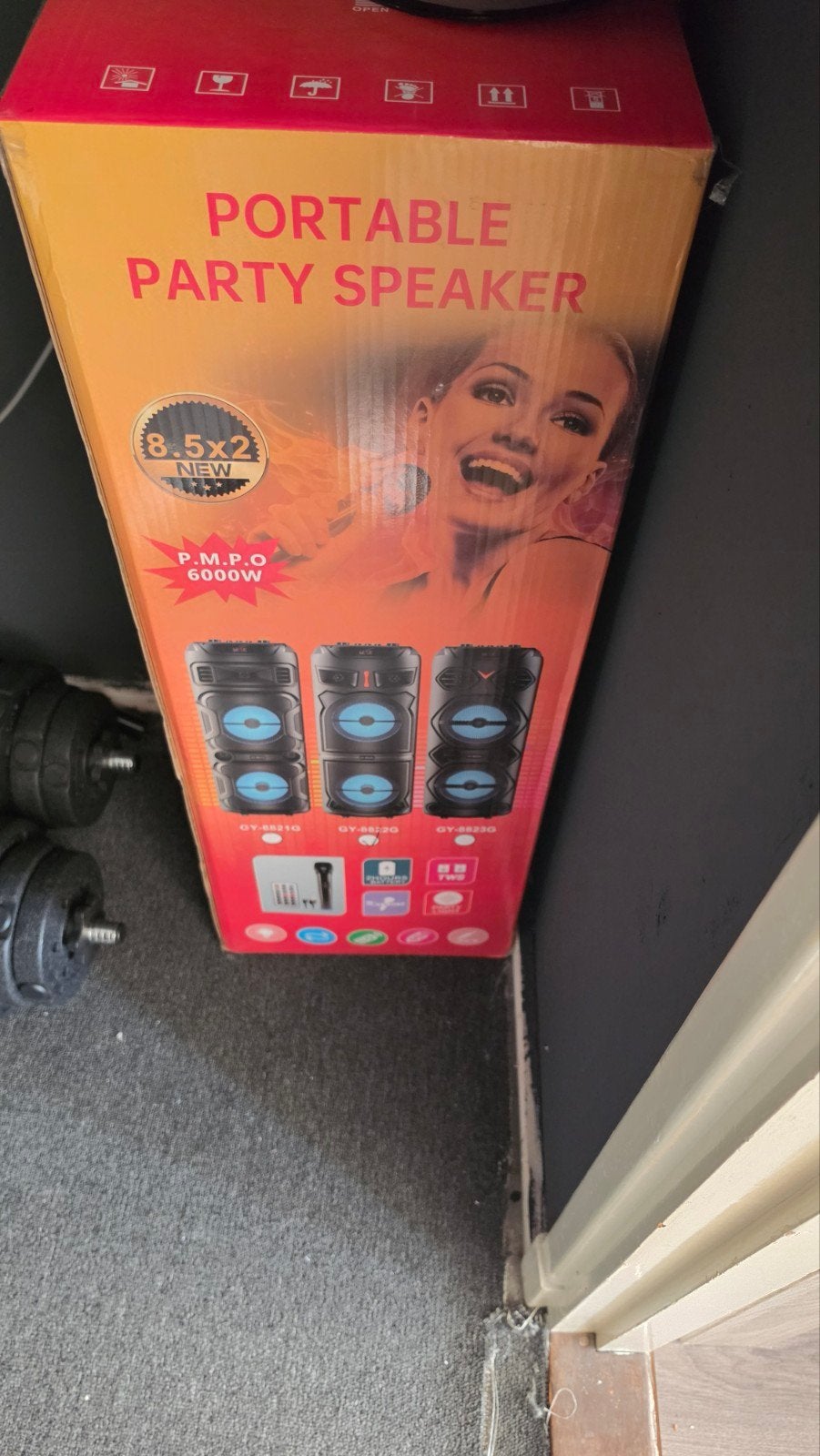 Party Speaker met Karaoke Mogelijkheid - Zo Goed als Nieuw, Ophalen, Zo goed als nieuw, Luidspreker(s)
