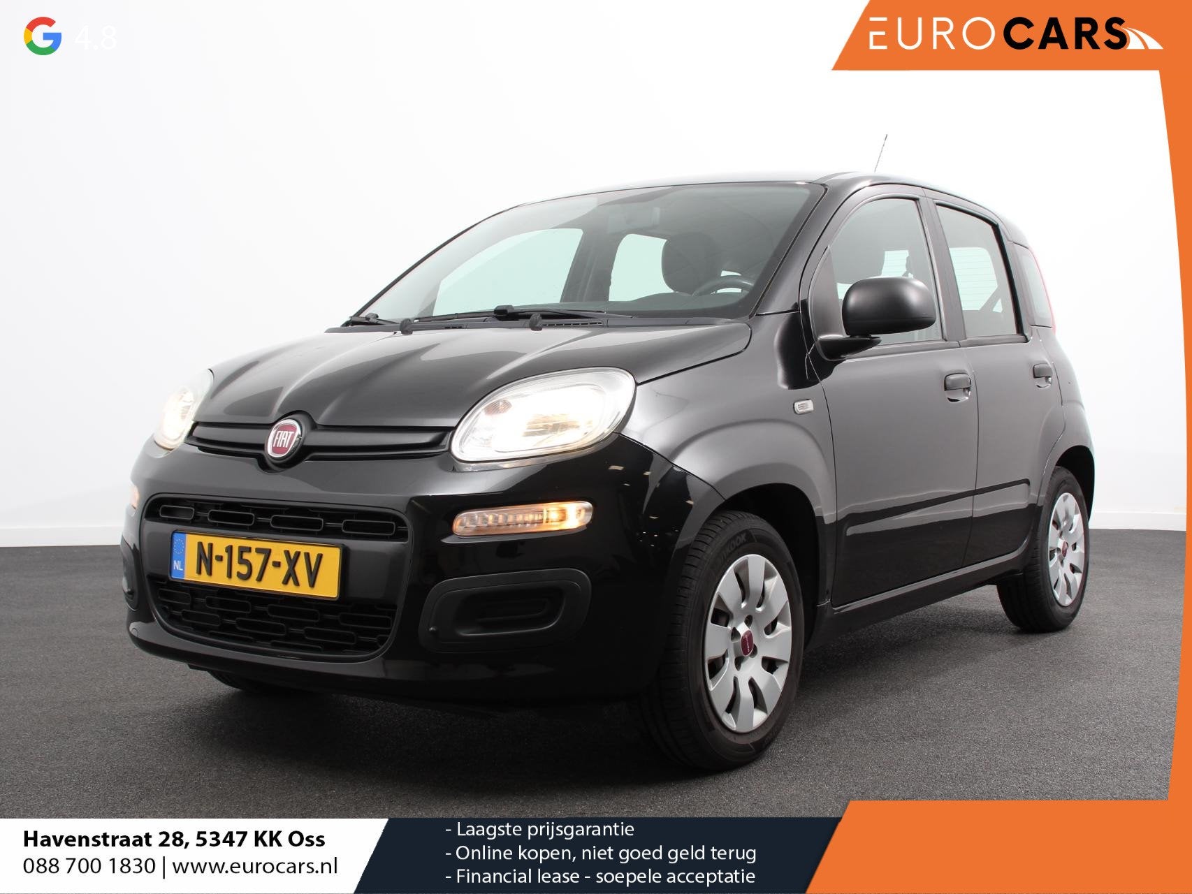 Fiat Panda 1.2 Edizione Cool Airco Electrische ramen Central, Auto's, Fiat, Voorwielaandrijving, Stof, Gebruikt, Zwart