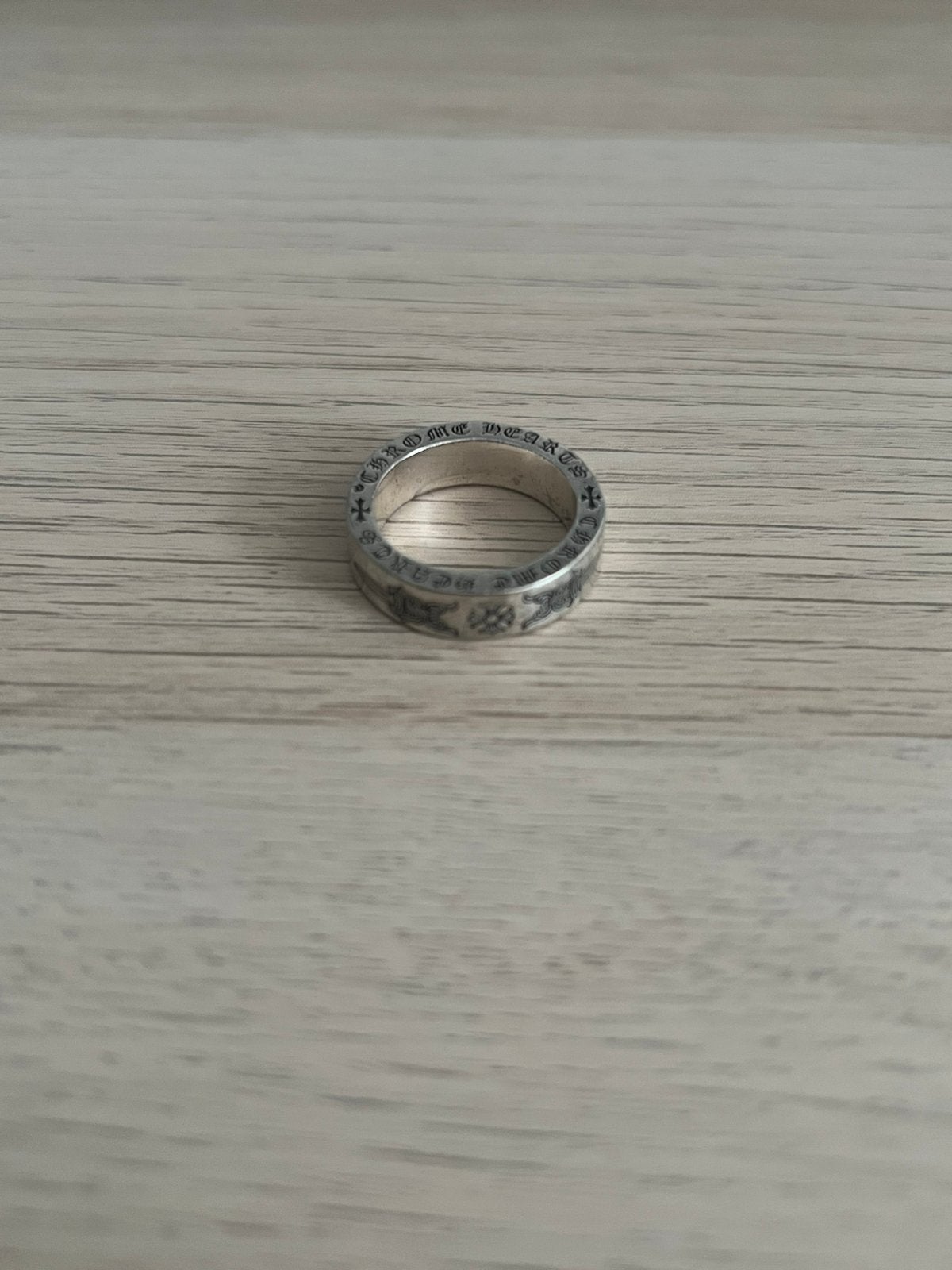 Chrome hearts dagger ring, Ophalen of Verzenden, Zo goed als nieuw, Goud, Dame