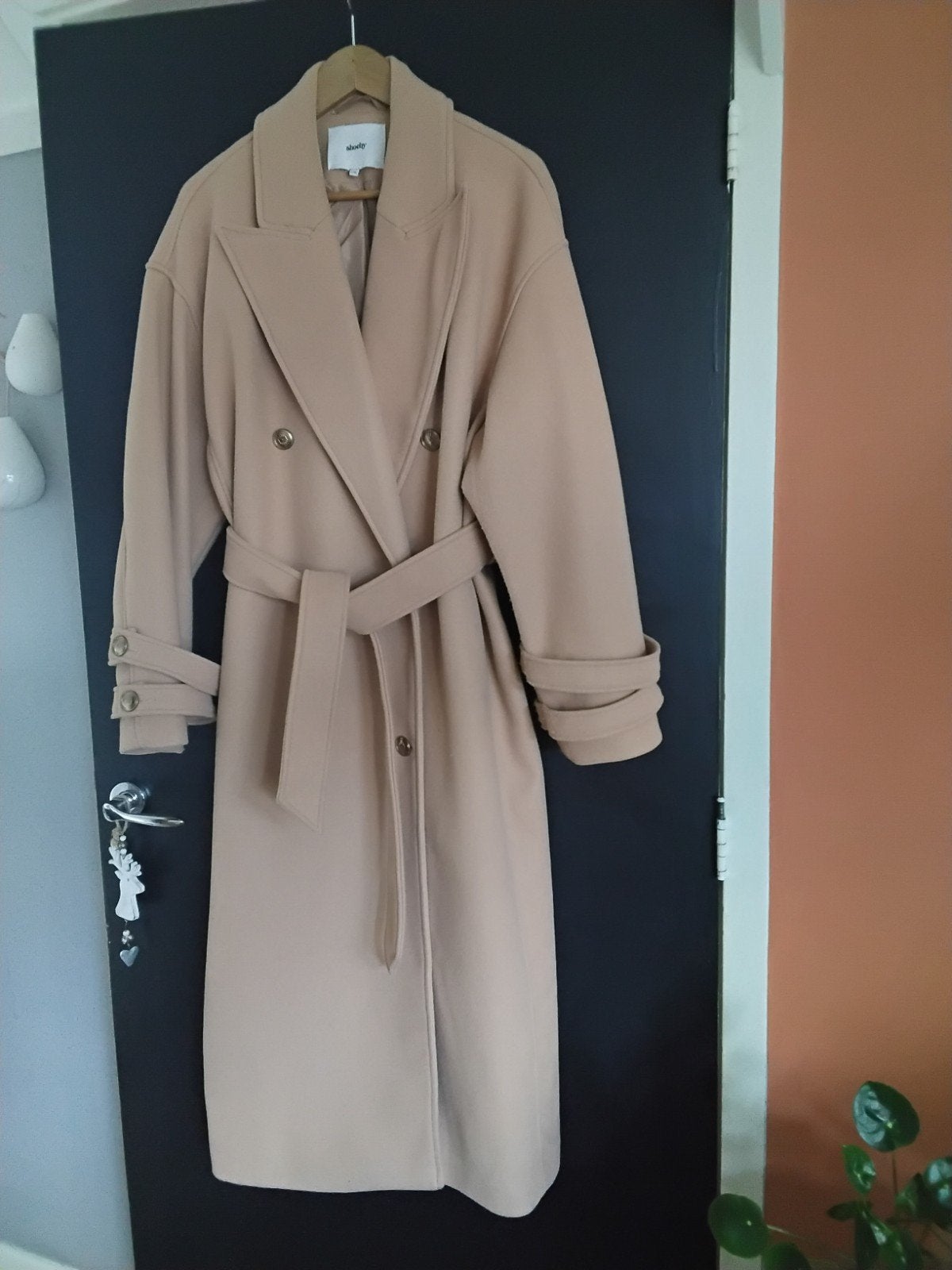 Prachtige warme winter mantel jas- Maat L/XL Shoeby, Kleding | Dames, Beige, Maat 46/48 (XL) of groter, Ophalen of Verzenden, Zo goed als nieuw