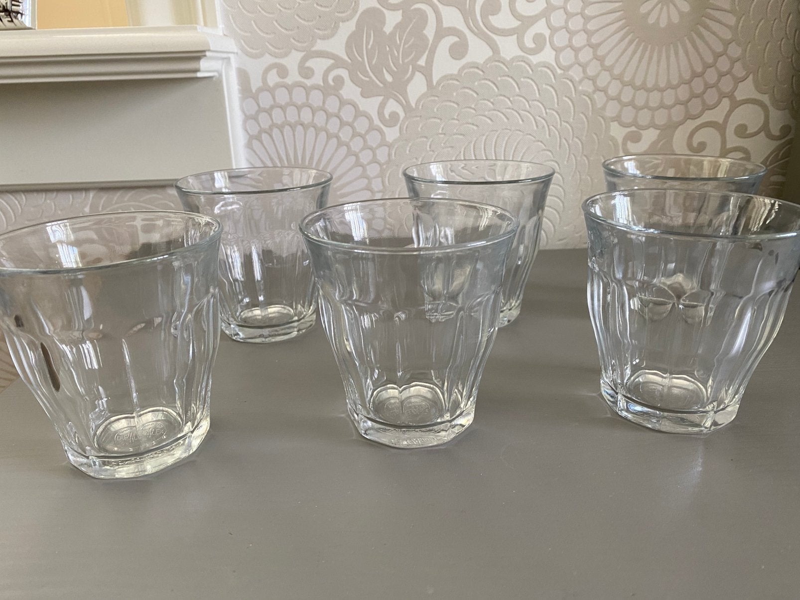 NIEUW 6 glazen waterglazen bekers, Ophalen of Verzenden, Nieuw, Waterglas
