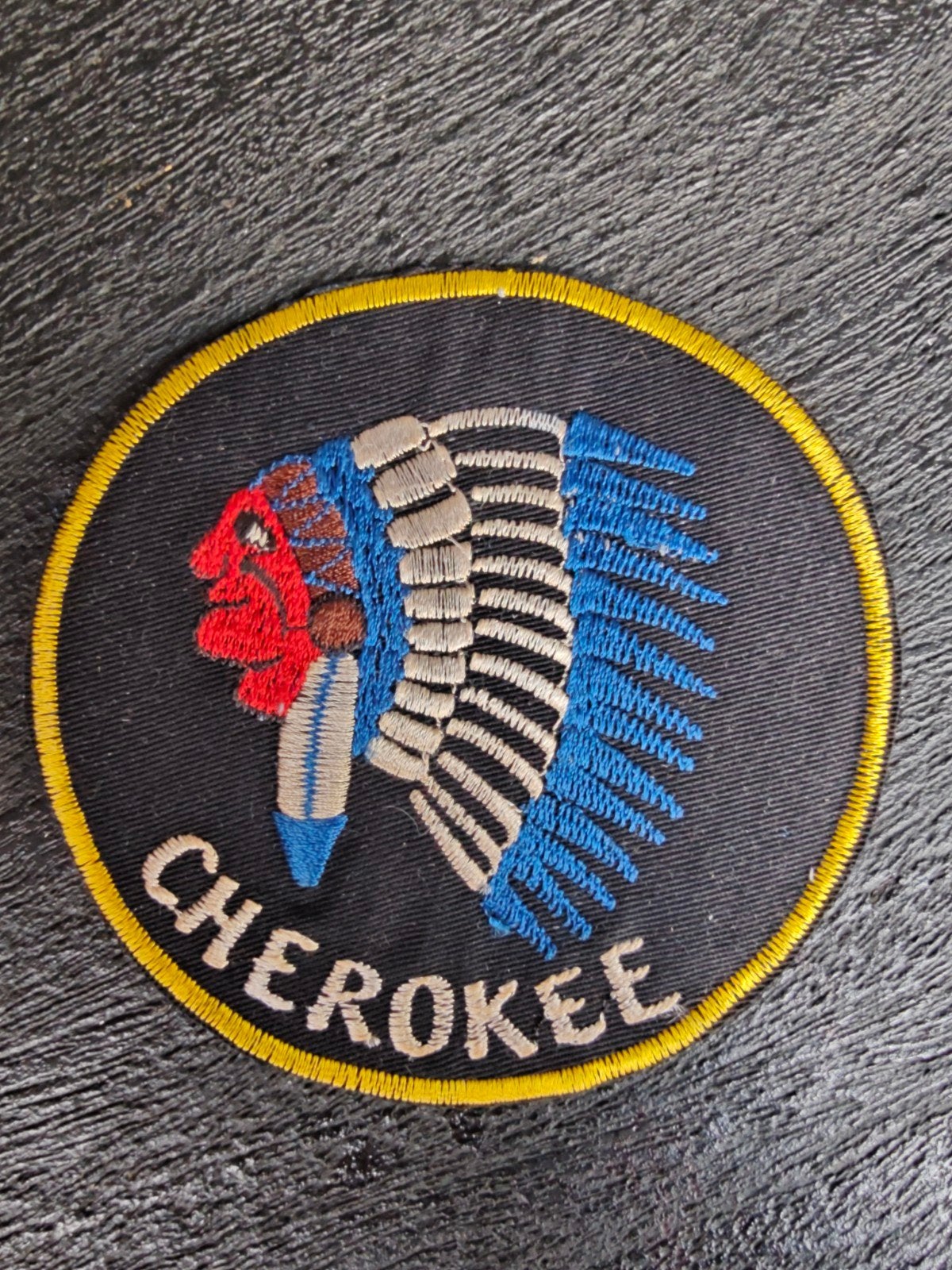 Patch - US 506th / 101st Airborne - CHEROKEE - CURAHEE - Vie, Ophalen of Verzenden, Landmacht, Amerika, Embleem of Badge