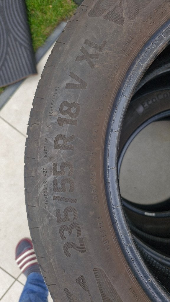 Autobanden Continental Maat 235/55 R18 V XL, Ophalen, Gebruikt, Universele onderdelen