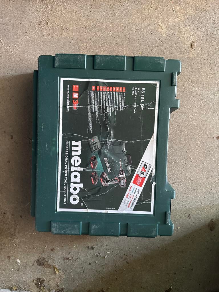 Metabo koffer voor boormachine (leeg), Ophalen of Verzenden, Gebruikt