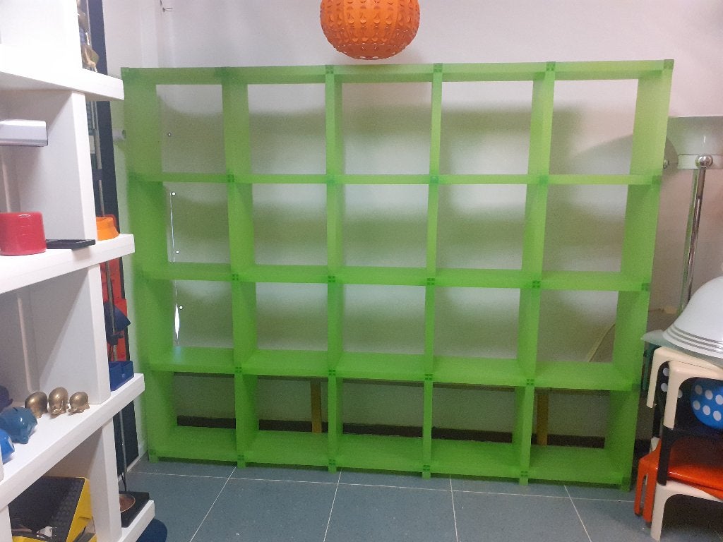 groen kunststof kast jaren 90 design Lundia space age retro, Kunststof, Gebruikt, Lundia, ?