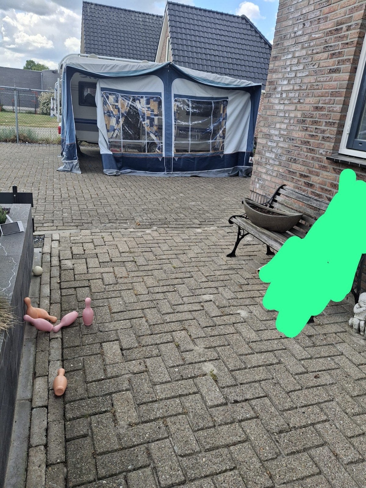 Voortent omloopmaat 10 - Geheel intact, Ophalen of Verzenden, Gebruikt