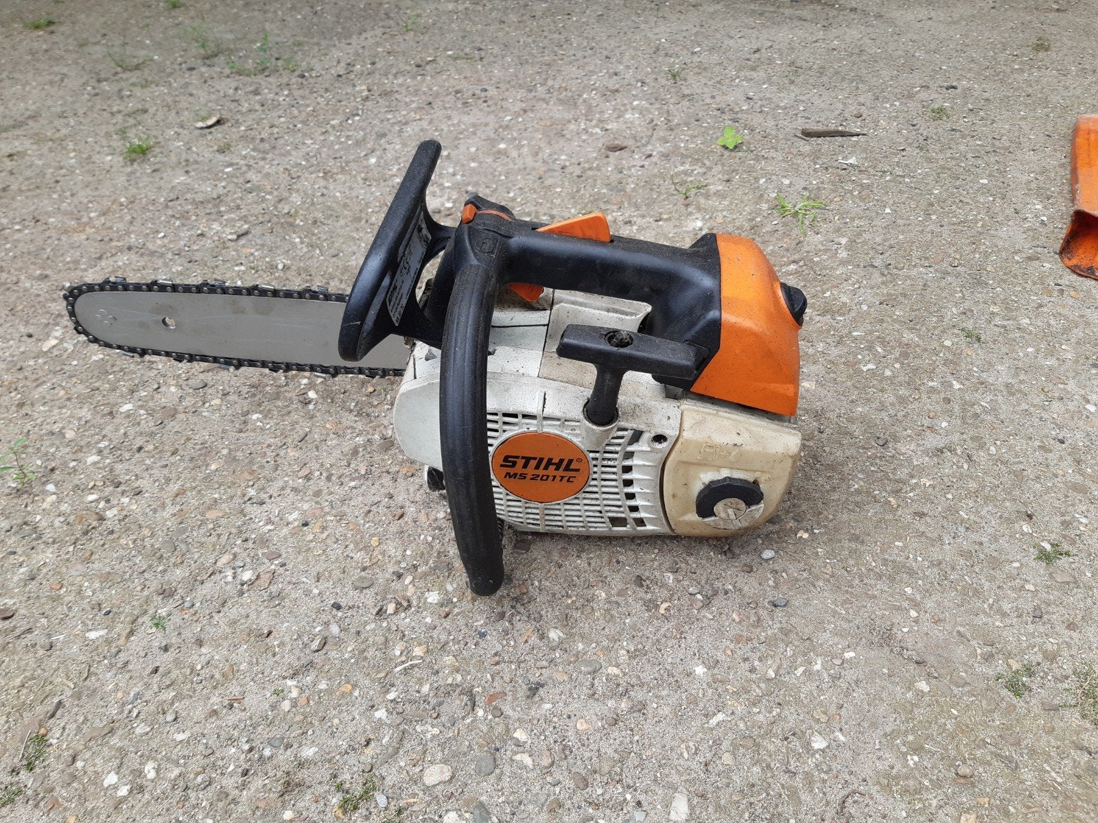 Tk prof Stihl ms 201T Tophandle kettingzaag klimzaag, Tuin en Terras, Ophalen, Gebruikt
