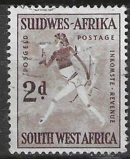 Zuid-West Afrika 1954 - Yvert 238 - De "White Lady"  (ST), Verzenden, Overige landen, Gestempeld