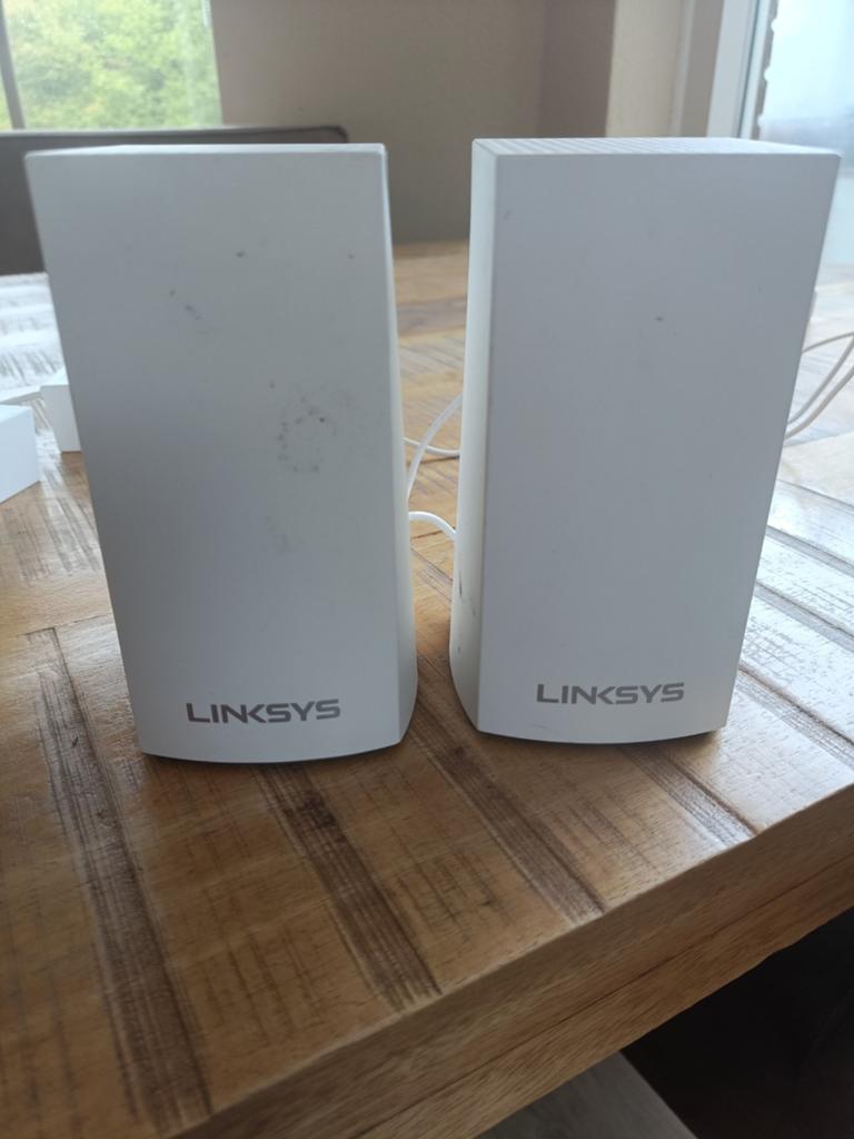 Linksys Velop VLP01 Mesh WiFi Systeem (2 stuks), Ophalen of Verzenden, Gebruikt, Linksys