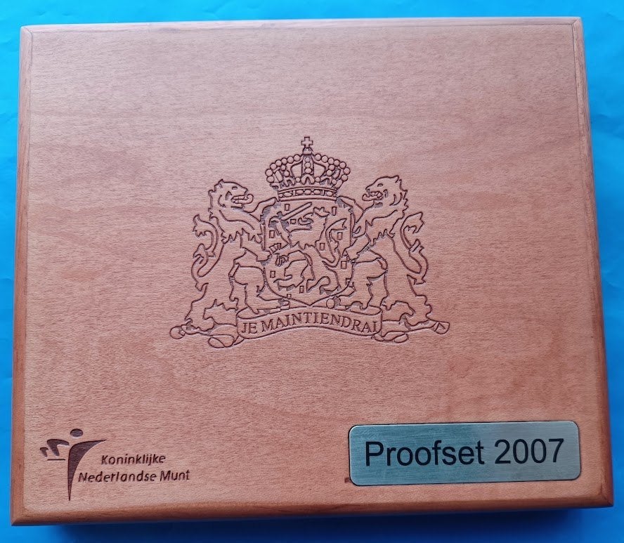 Proofset Nederland 2007 incl 2 euro Verdrag van Rome, Postzegels en Munten, Munten | Nederland, Ophalen of Verzenden, Koningin Beatrix