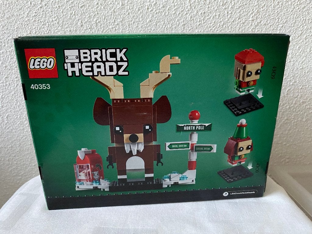 Lego 40353 BrickHeadz Rendier, Elf en Elfie Kerst, Ophalen, BrickHeadz, Lego, Nieuw