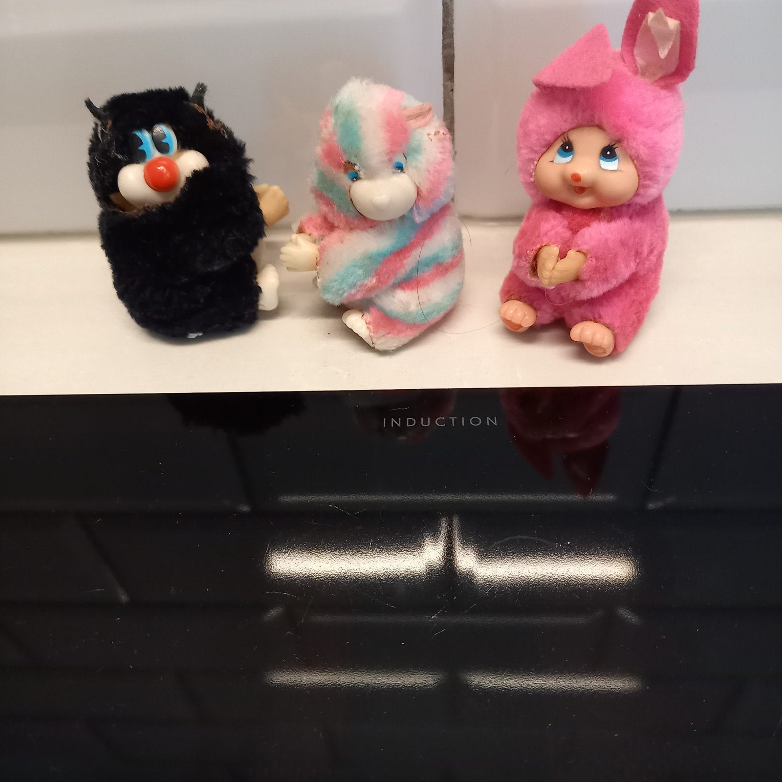 3 Vintage knijppoppetjes, Ophalen of Verzenden, Gebruikt