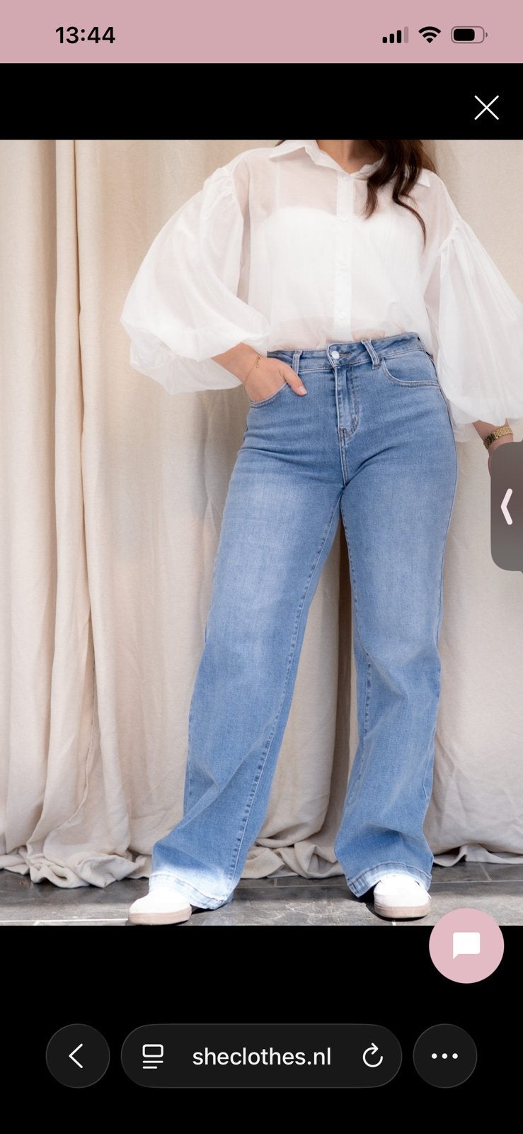 Jeans hello miss Nieuw!!, Ophalen of Verzenden, Zo goed als nieuw, Blauw, W33 - W36 (confectie 42/44)