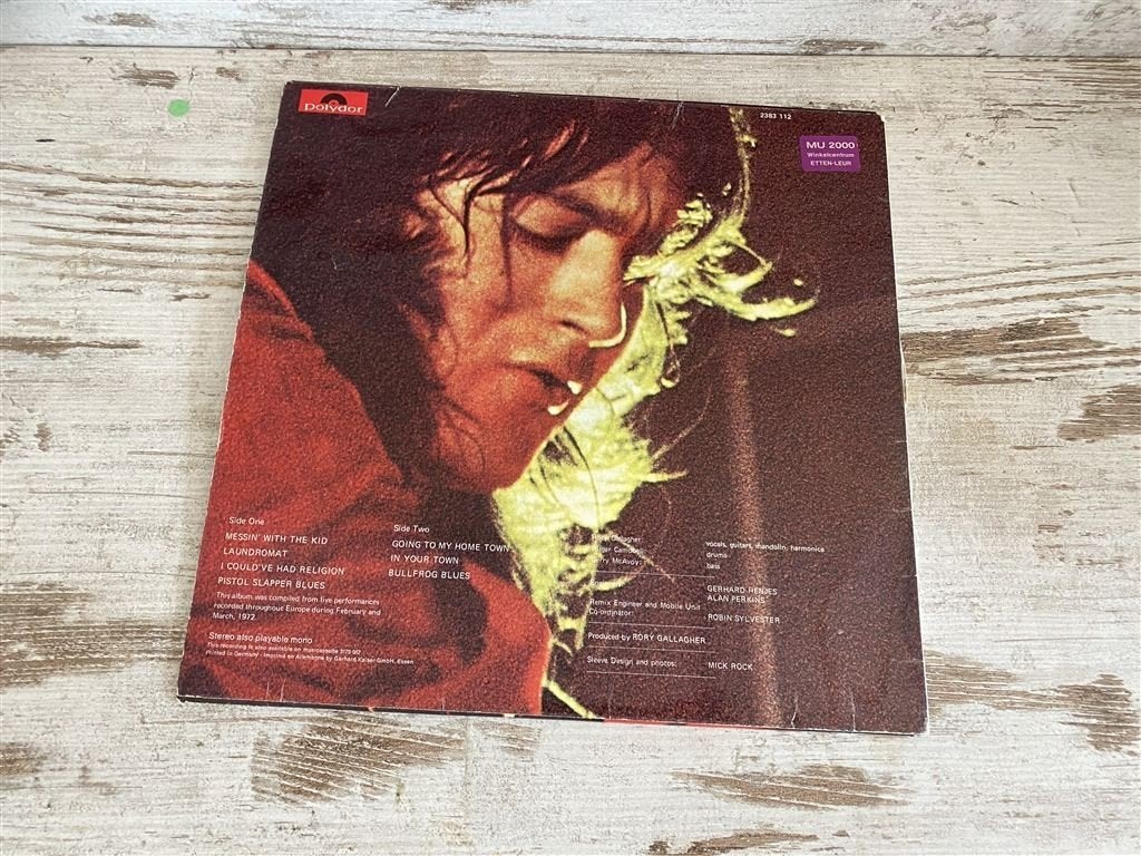 Rory Gallagher - live! in europe vinyl [1467], Cd's en Dvd's, Verzenden, Zo goed als nieuw, 12 inch, Poprock