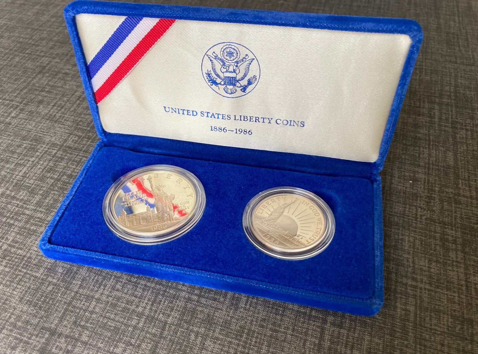 United States Liberty Coins 1886-1986, Ophalen of Verzenden, Noord-Amerika, Setje, Zilver