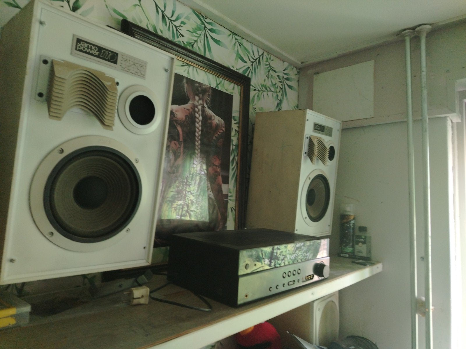 Yamaha versterker met vintage Jamo Power 110 speakers, Ophalen, Gebruikt, Stereo speakers, Yamaha