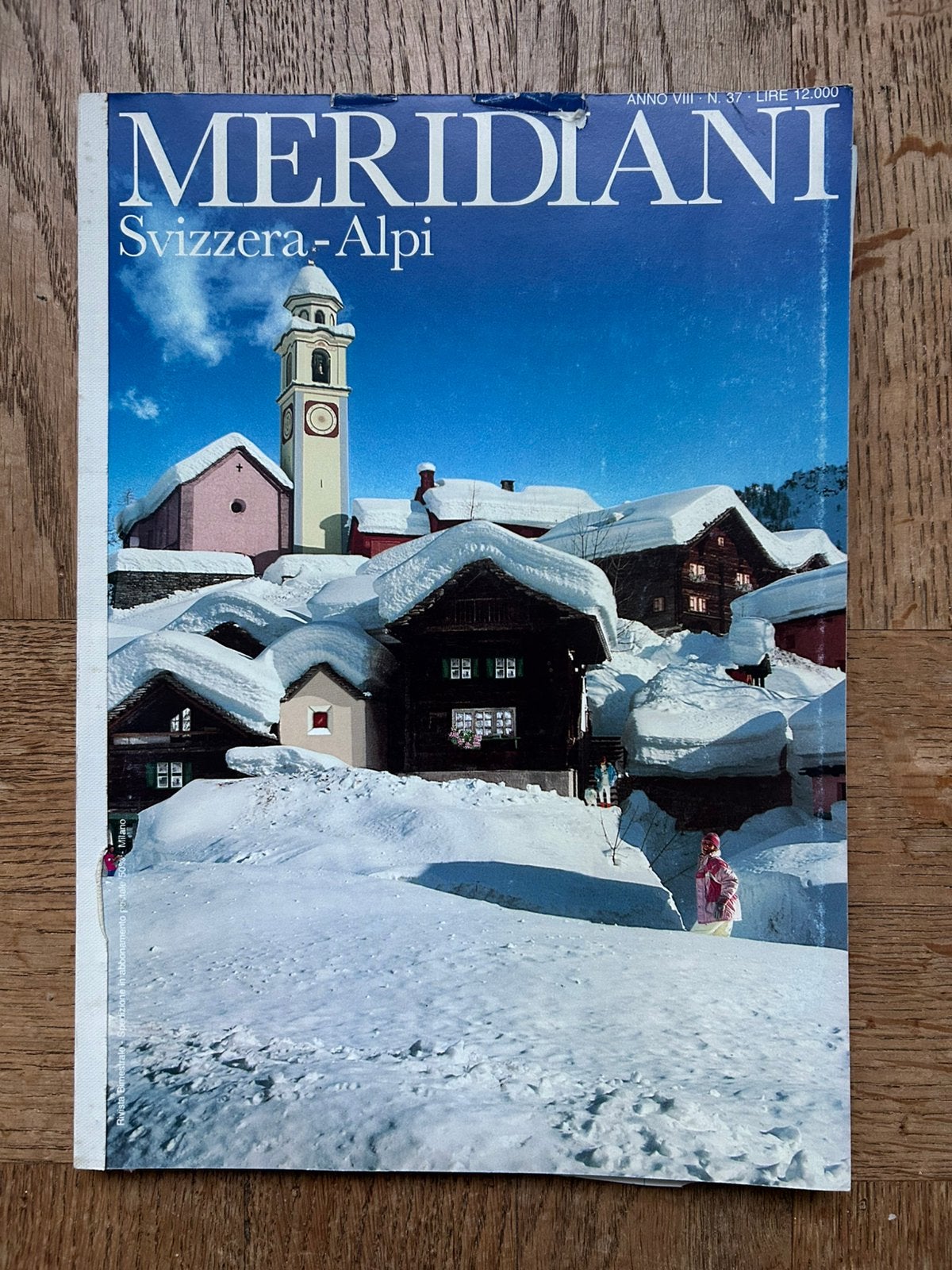 Meridiani Tijdschrift nr. 37 Janu 1995 Zwitser Svizzera-Alpi, Boeken, Ophalen of Verzenden, Zo goed als nieuw, Sport en Vrije tijd