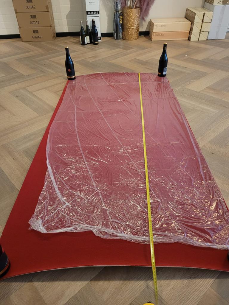 Rode loper 2 x NIEUW, Ophalen, 50 tot 100 cm, Rechthoekig, Rood