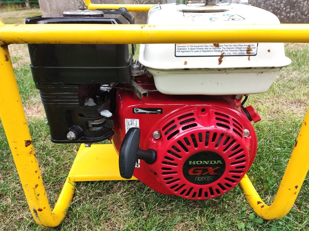 Wacker Neuson waterpomp (type PG3, Honda GX160 motor, etc.), Gebruikt, Wacker Neuson, Ophalen of Verzenden, Handmatig