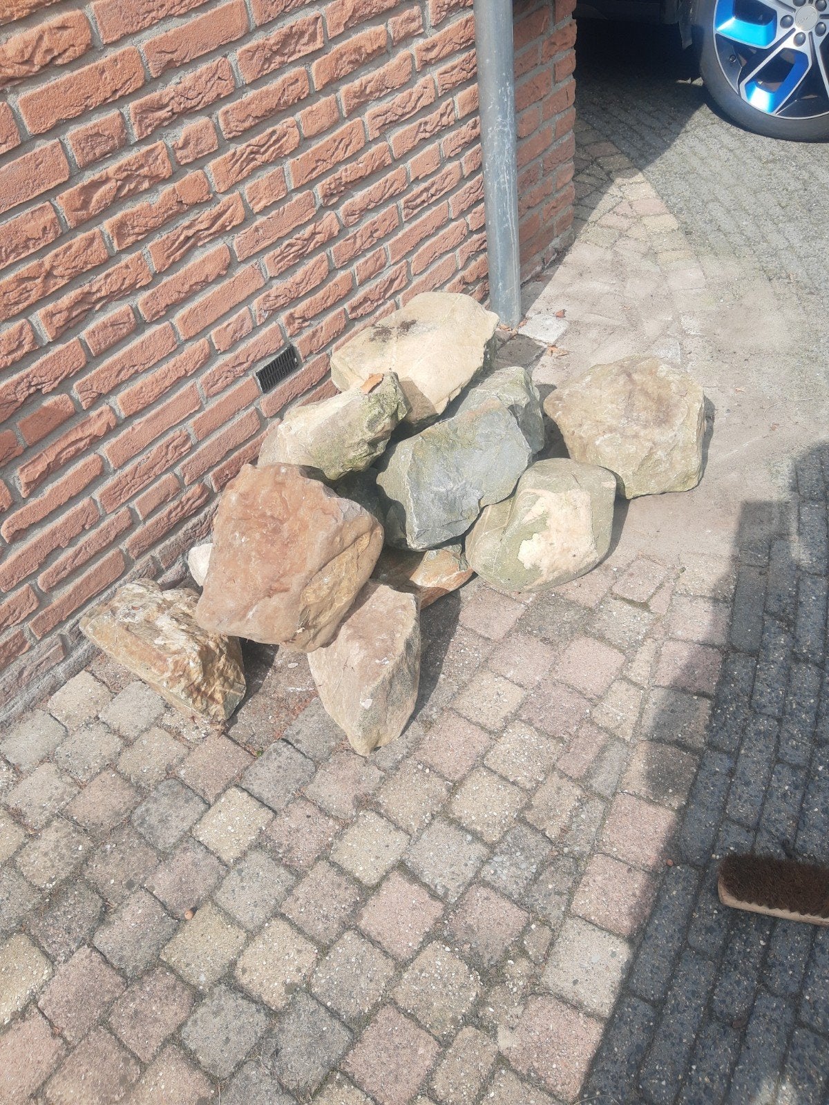 Grote natuurstenen rotsen voor tuin of decoratie, Tuin en Terras, Grind, Keien en Split, Ophalen, Overige materialen, Gebruikt