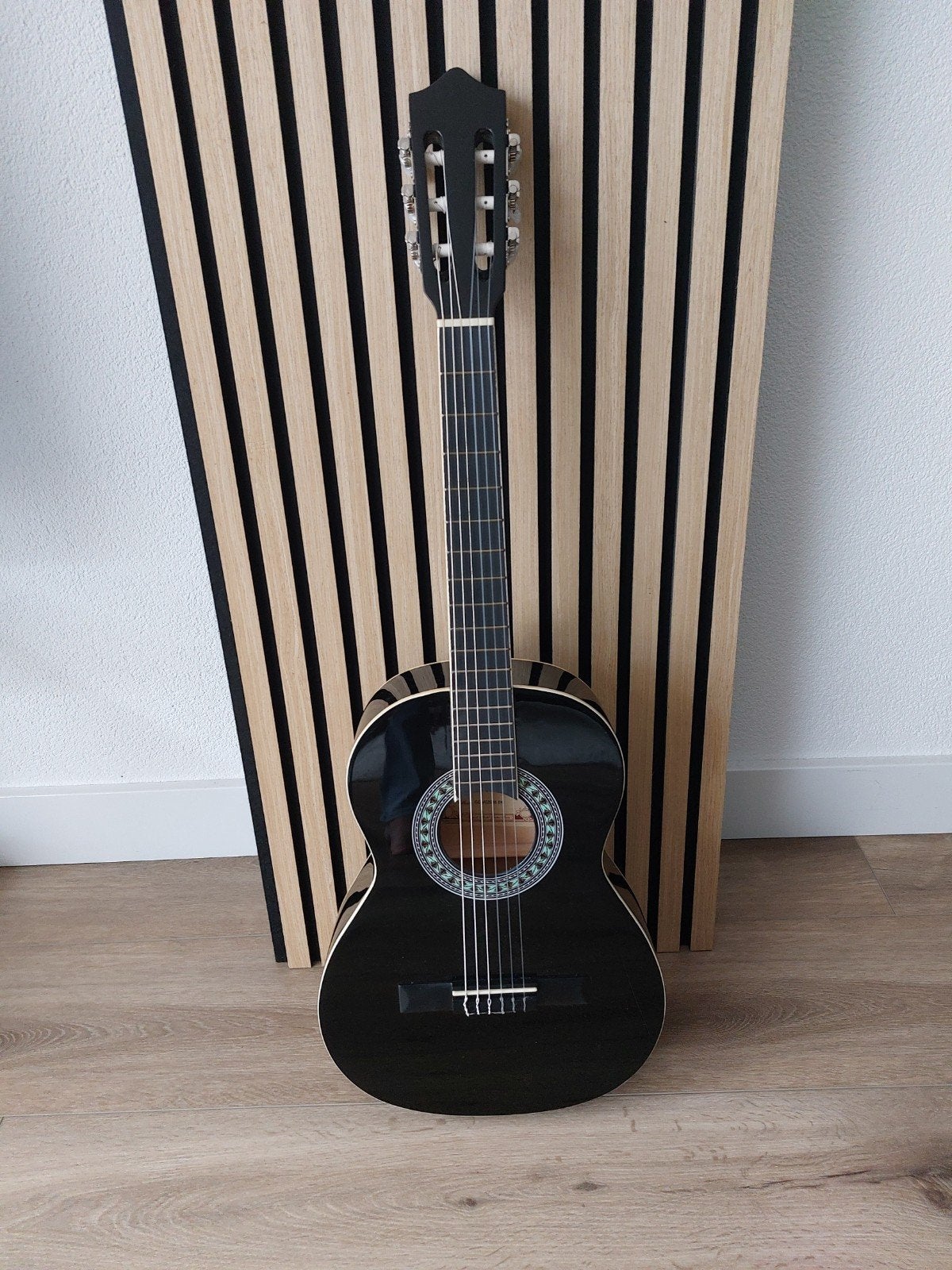 Klassieke Gomez gitaar zwart met hoes nieuw, Ophalen, Klassieke of Spaanse gitaar
