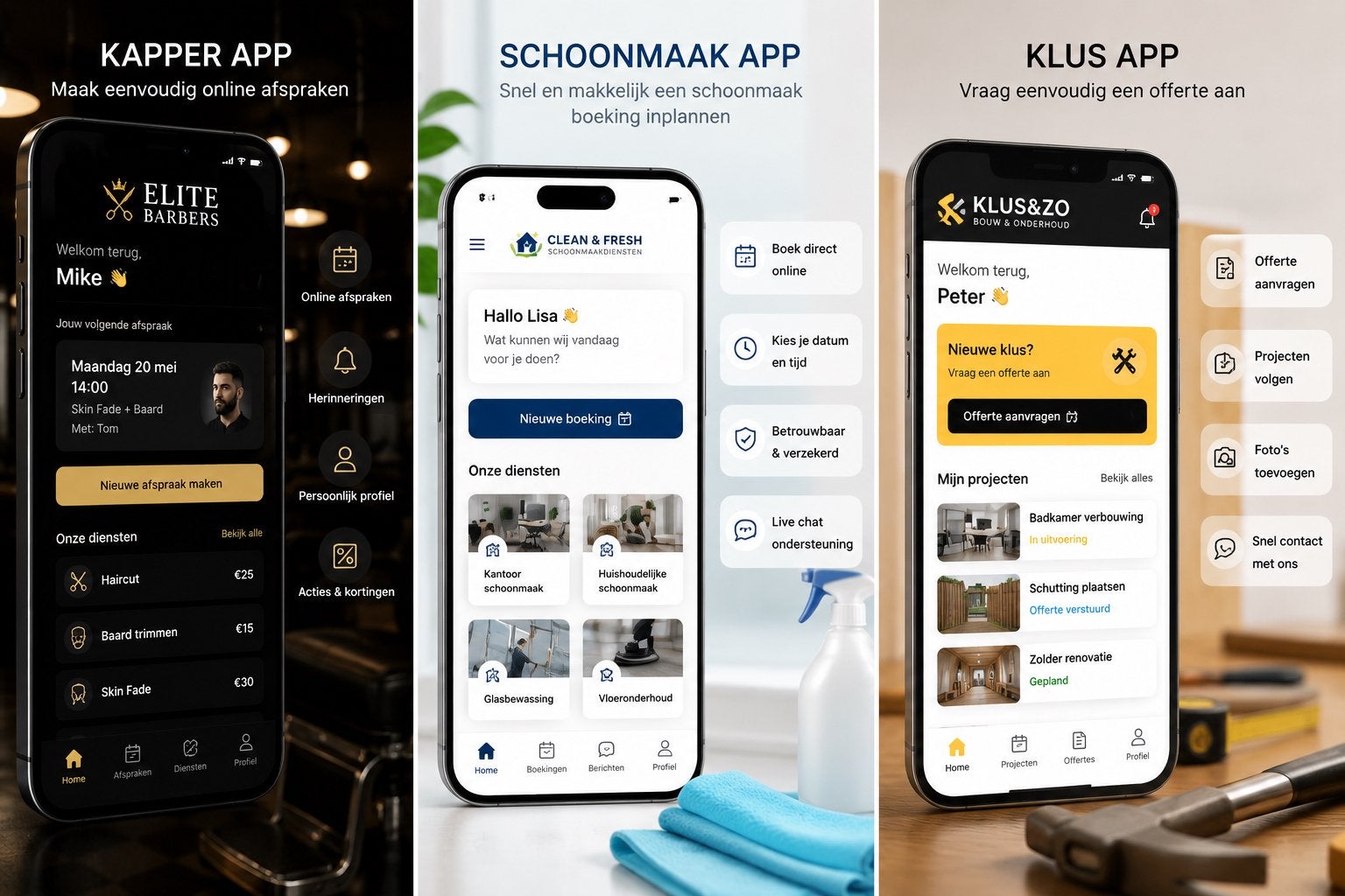 App of Boekingssysteem Voor Uw Bedrijf, Ophalen of Verzenden, Zo goed als nieuw
