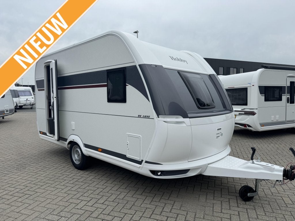 Hobby De Luxe 400 SFE, Caravans en Kamperen, Schokbreker, Hobby, Bedrijf, Treinzit