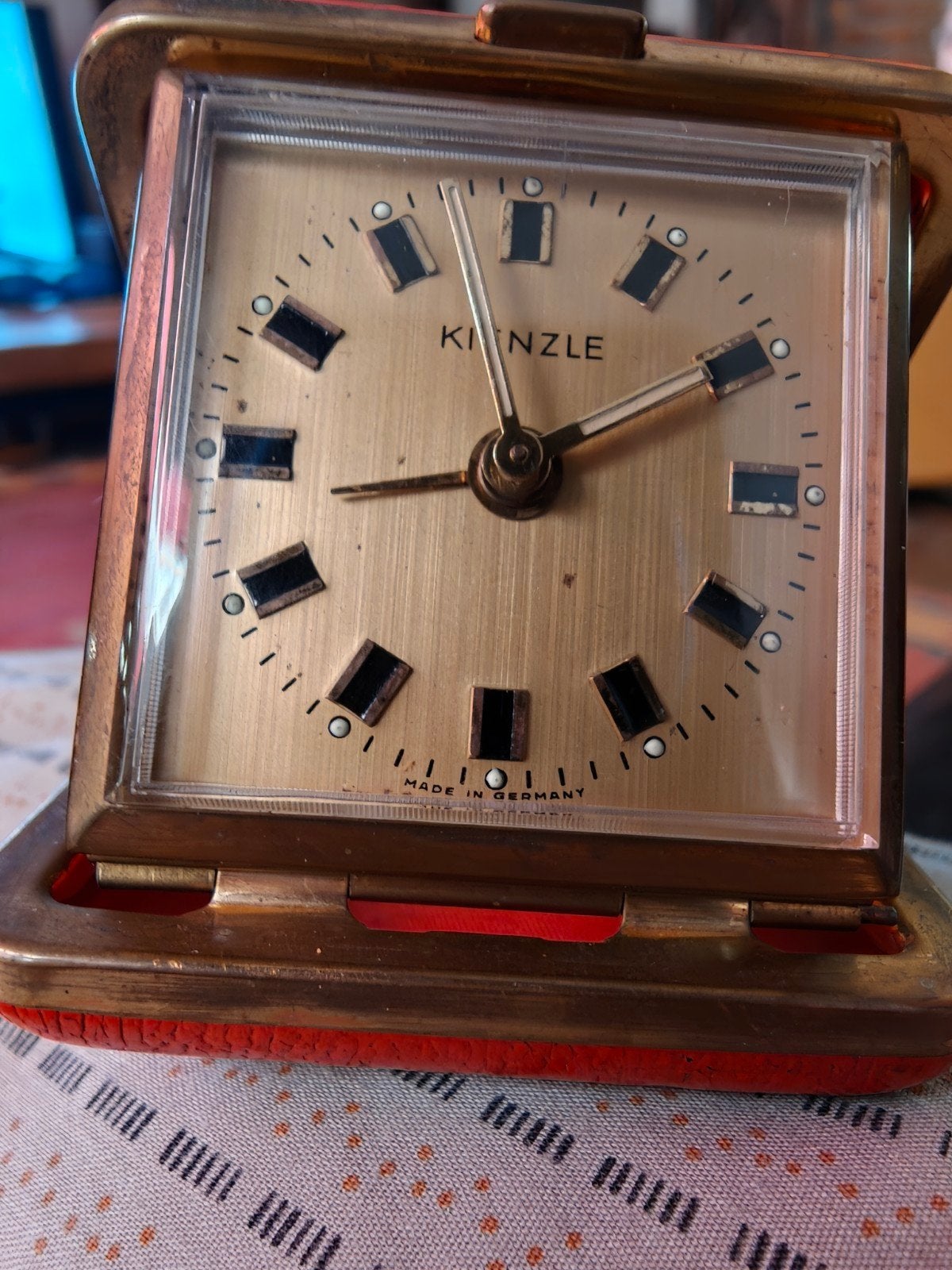 Vintage Kienzle Reiswekker - Rood Omhulsel, Ophalen of Verzenden