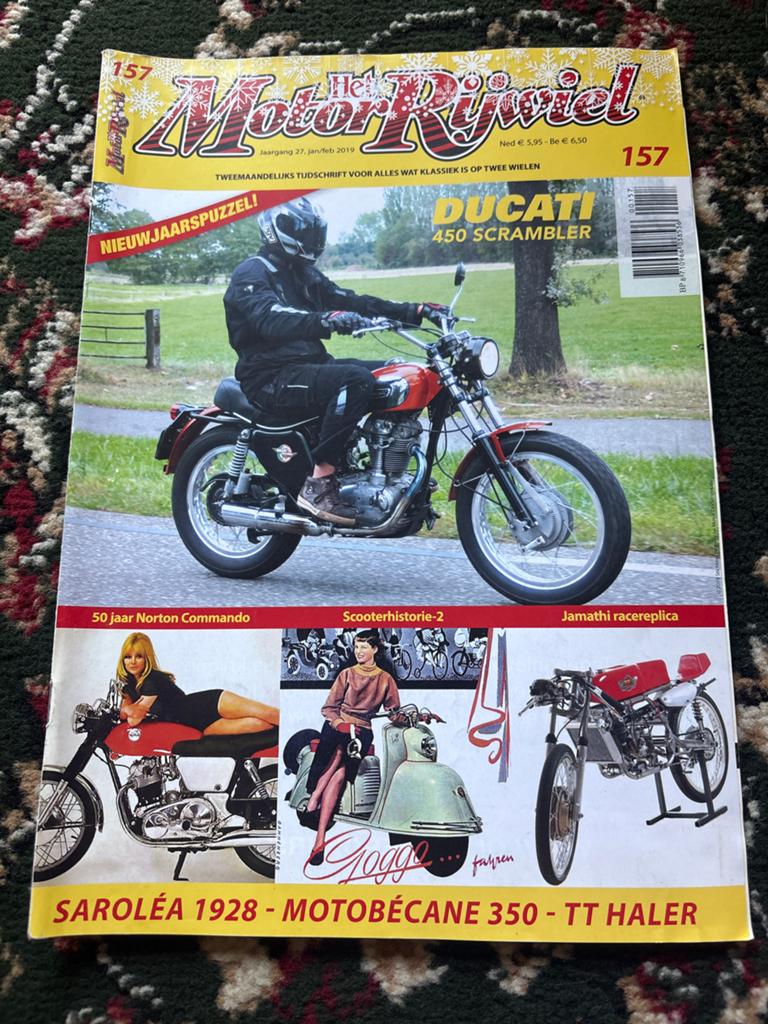 Het MotorRijwiel Magazine - Editie 157 (Feb 2018), Ophalen of Verzenden, Gelezen, Algemeen