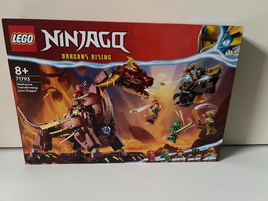 Lego Ninjago Heatwave Transformerende Lavadraak 71793, Ophalen, Lego, Nieuw, Compleet