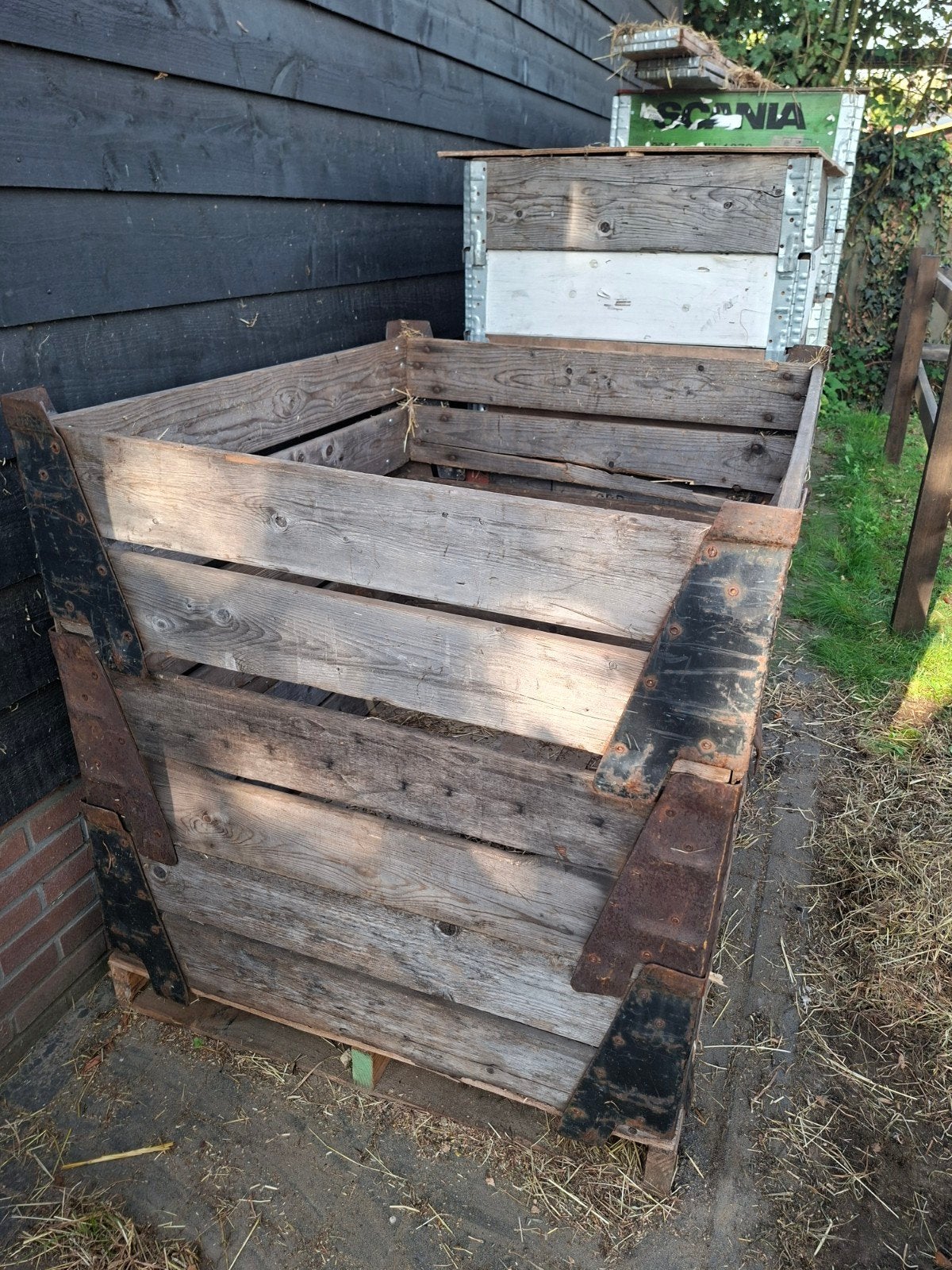 Houten opbergbak, Minder dan 3 m³, Ophalen