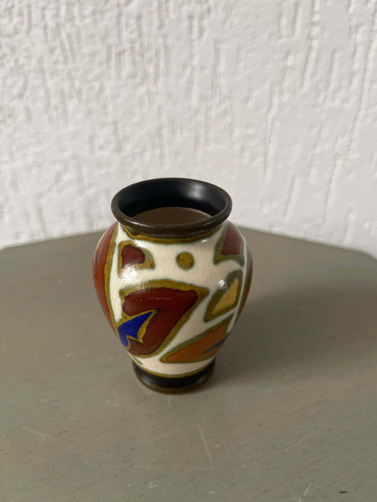 Mini plateel vaasje, Ophalen of Verzenden