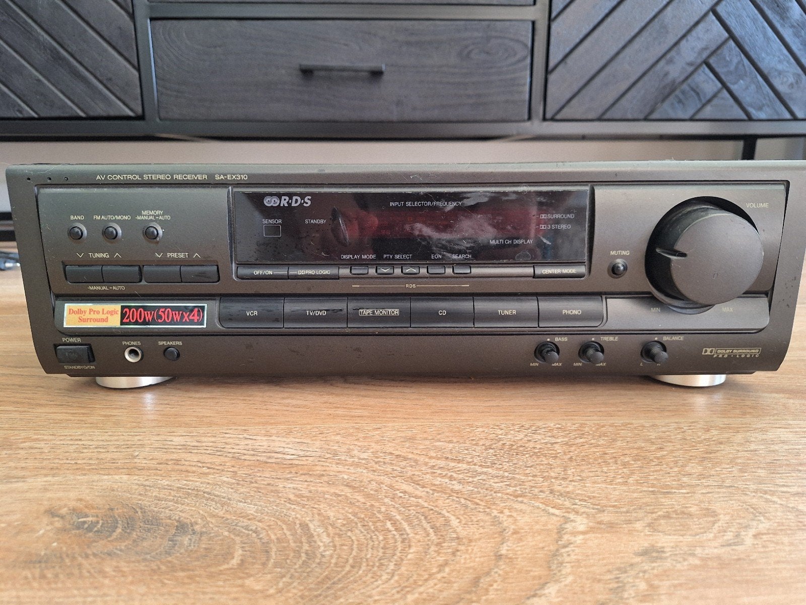 Technics SA-EX310 AV Control Stereo Receiver, Overige merken, Ophalen of Verzenden, 120 watt of meer, Gebruikt