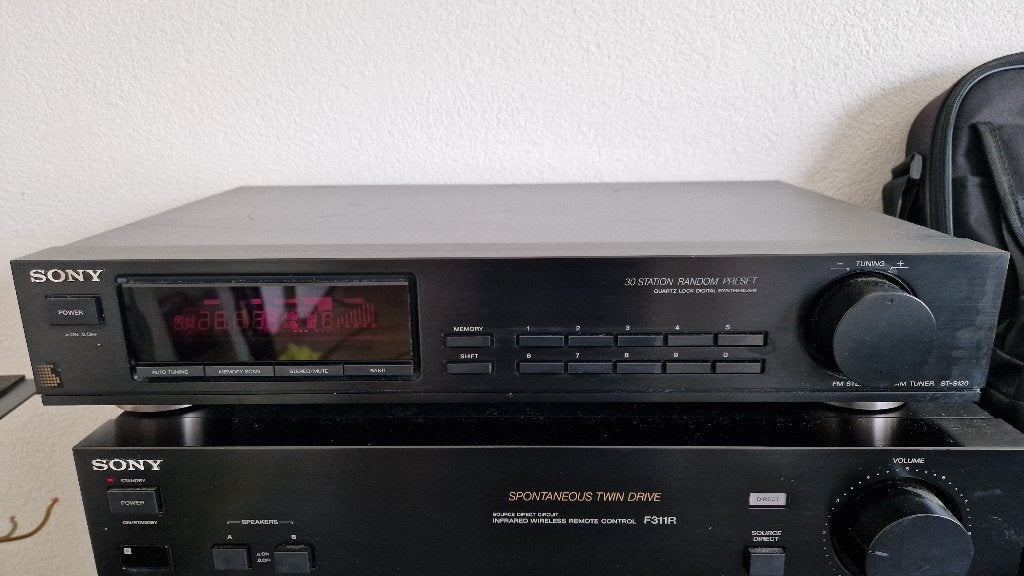 Sony analoge AM/FM Tuner, Ophalen, Gebruikt, Analoog