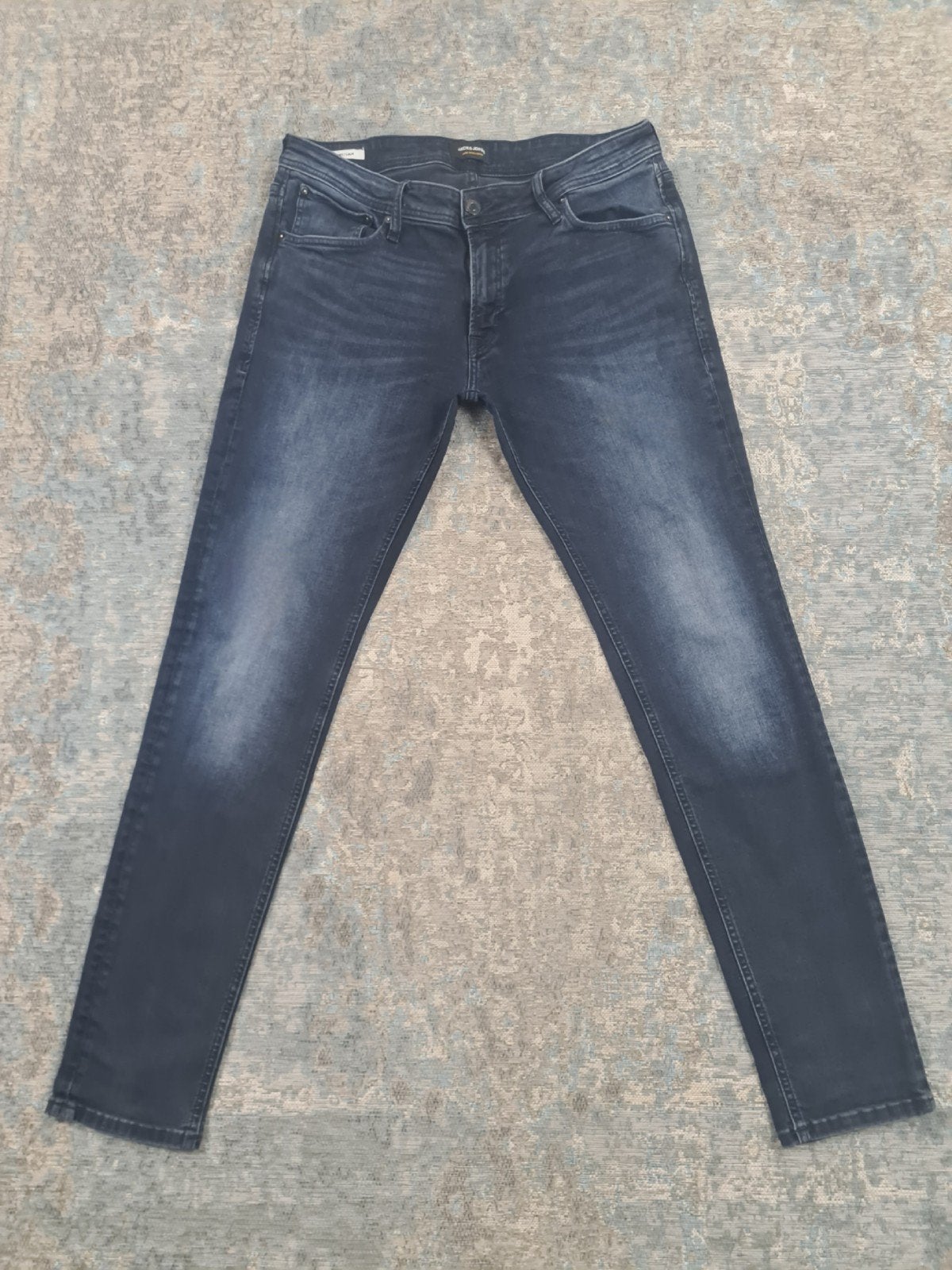 Jack and Jones LIAM W36 L34 Skinny STRETCH Bronno3634 Blauw