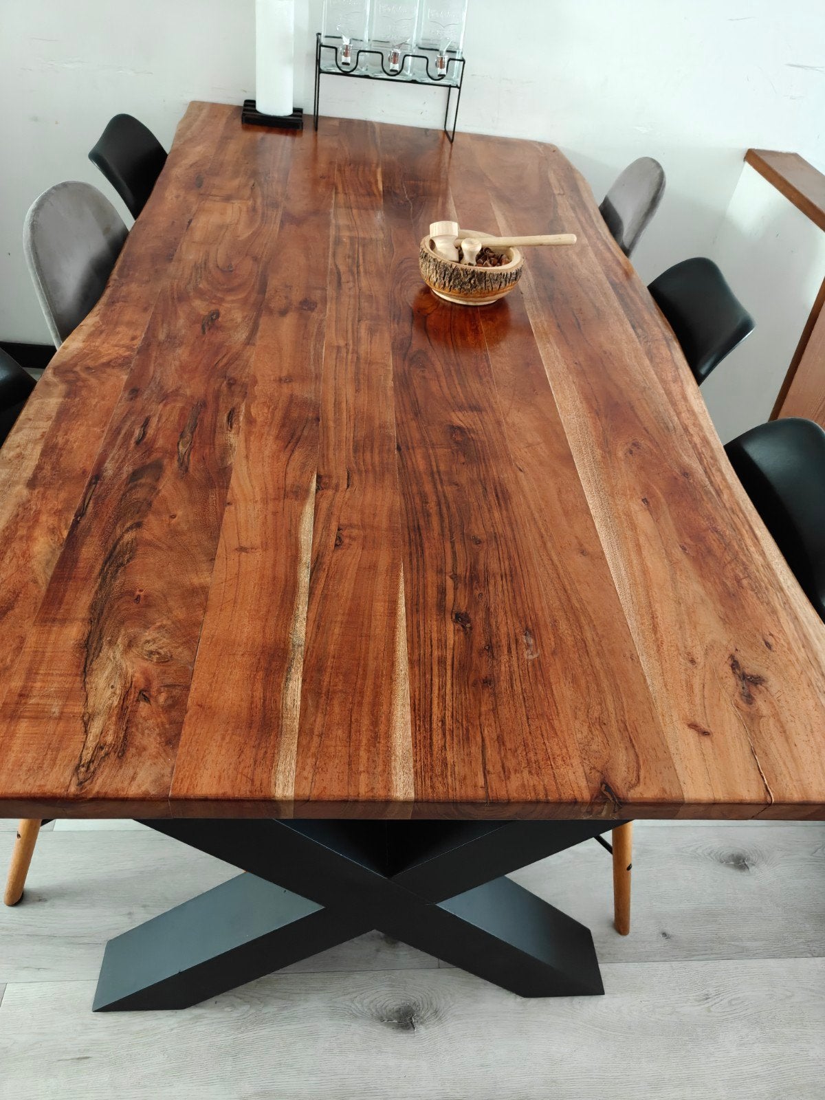 eettafel, Huis en Inrichting, 100 tot 150 cm, 200 cm of meer, Zo goed als nieuw, Vijf personen of meer